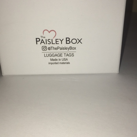 The Paisley Box Mr. & Mrs. Luggage Tags - Picture 8 of 8